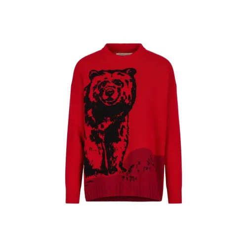 EMPORIO ARMANI Sustainable Collection Sweaters Men Red