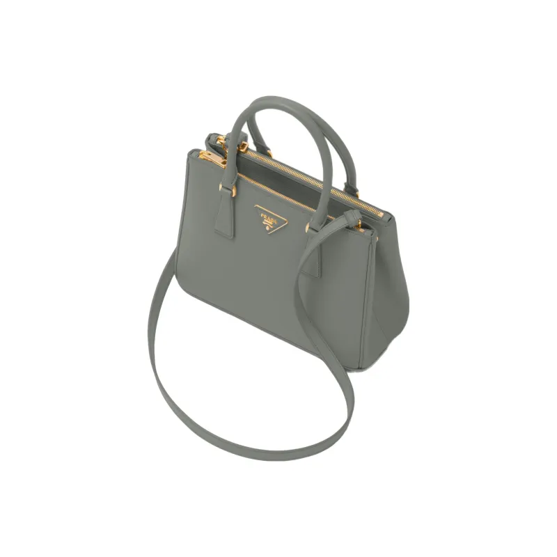 PRADA Galleria Killer Bag Leather Shoulder Bag Crossbody Bag Handbag Medium Size Women's Slate Gray-1