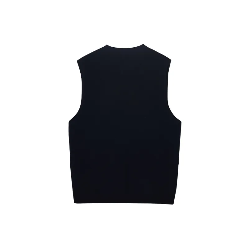Teenie Weenie Men Vests Unisex Navy Blue-1