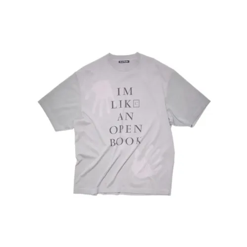 Acne Studios T-Shirts Unisex Gray