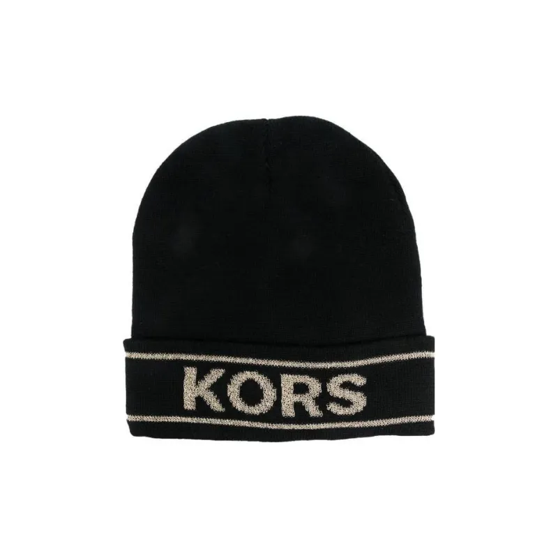 MICHAEL KORS Kids Intarsia knit Logo Beanie-0