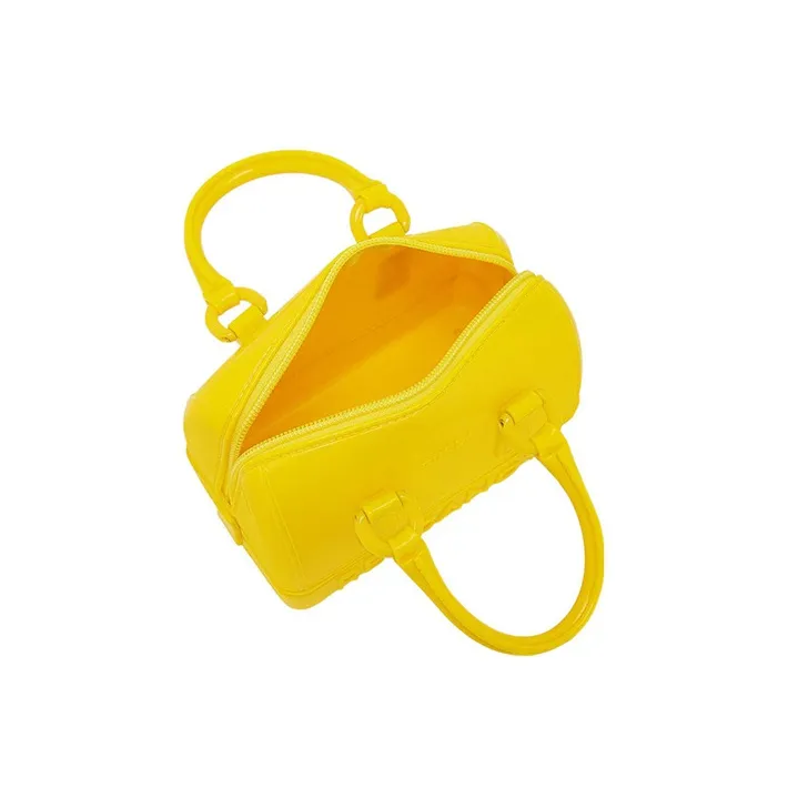 Furla Candy Boston Bag Shoulder Bag Crossbody Bag Handbag Mini Women's Yellow-3