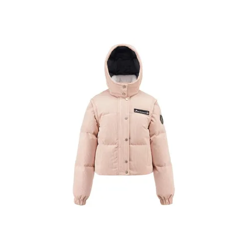 Moose Knuckles X TUZKI Down Jackets Women's Smoke Pink