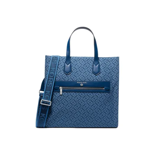 MICHAEL KORS Artificial Leather Tote Bag Shopping Bag Portable Crossbody Bag Shoulder Bag Large Size Women's Lake Blue