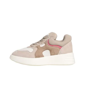 HOGAN Rebel Cushioning Low-Top Casual Shoes Women's Beige Umber