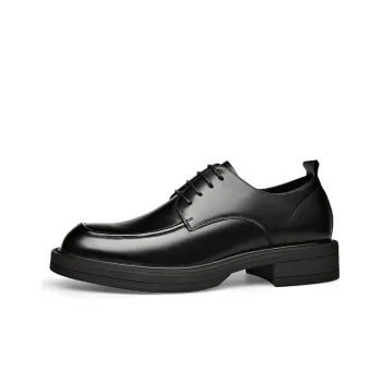 ST&SAT Dress Shoes Men Low-Top Black