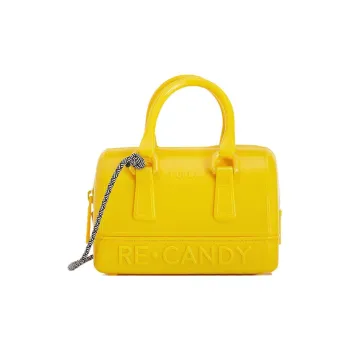 Furla Candy Boston Bag Shoulder Bag Crossbody Bag Handbag Mini Women's Yellow