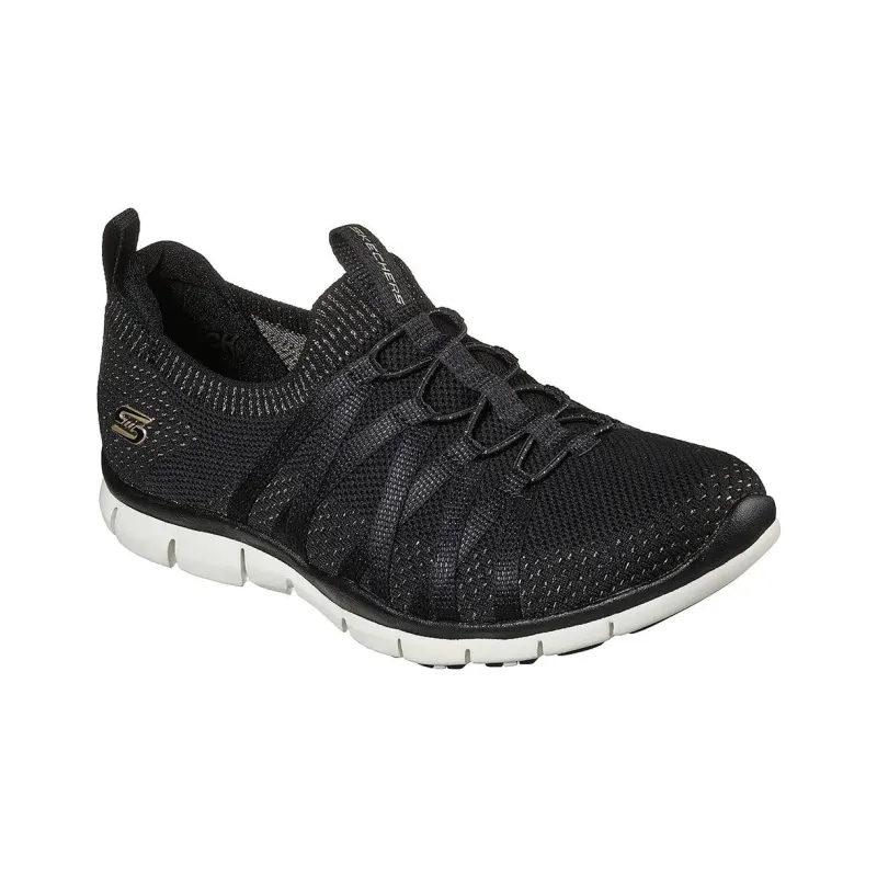 Skechers Gratis Cushioning Anti-Slip And Wear-Resistant Low-Top Casual Shoes Women's Black-2