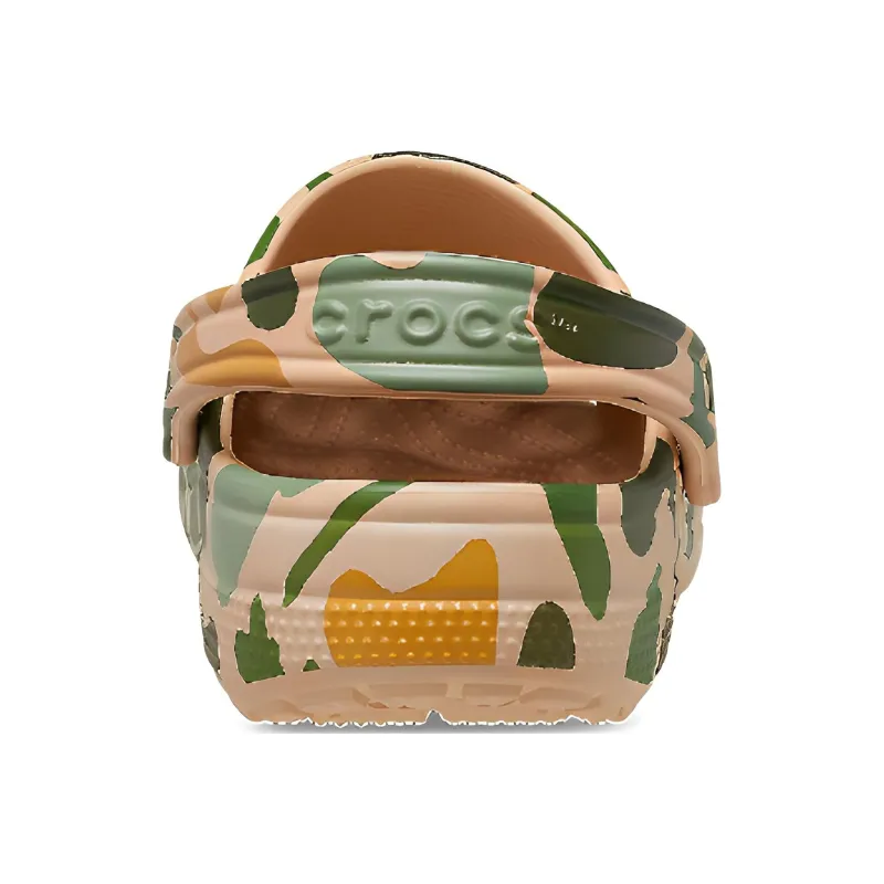 Crocs Classic Printed Camo Clog 'Khaki Green'-3