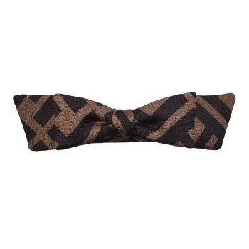 FENDI Hair Clips Kids Brown