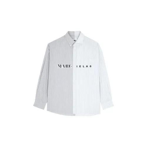 MM6 Maison Margiela Shirts Women's White Gray