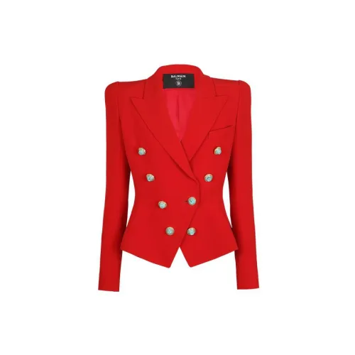 BALMAIN Jackets Women's Red