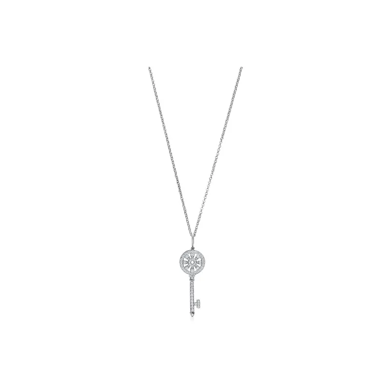 TIFFANY & CO. Tiffany Keys Series Platinum Necklaces Women's-0