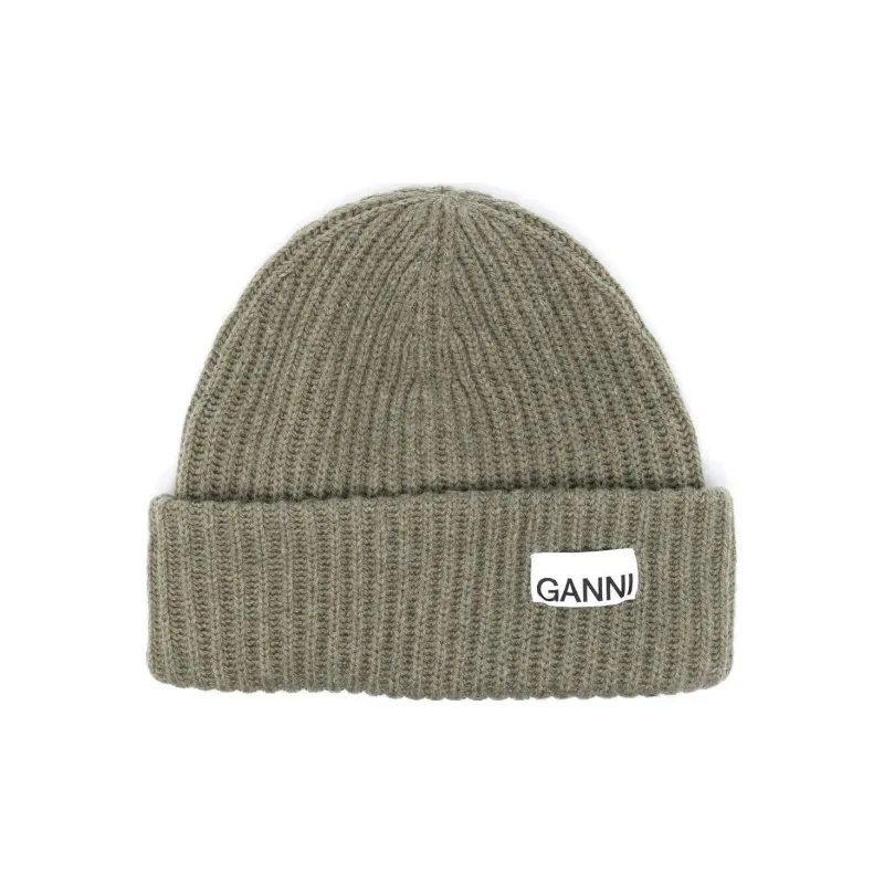 GANNI Wool Beanie-0