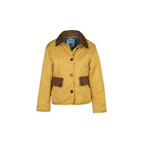 BARBOUR Puffer Jackets Women's Yellow