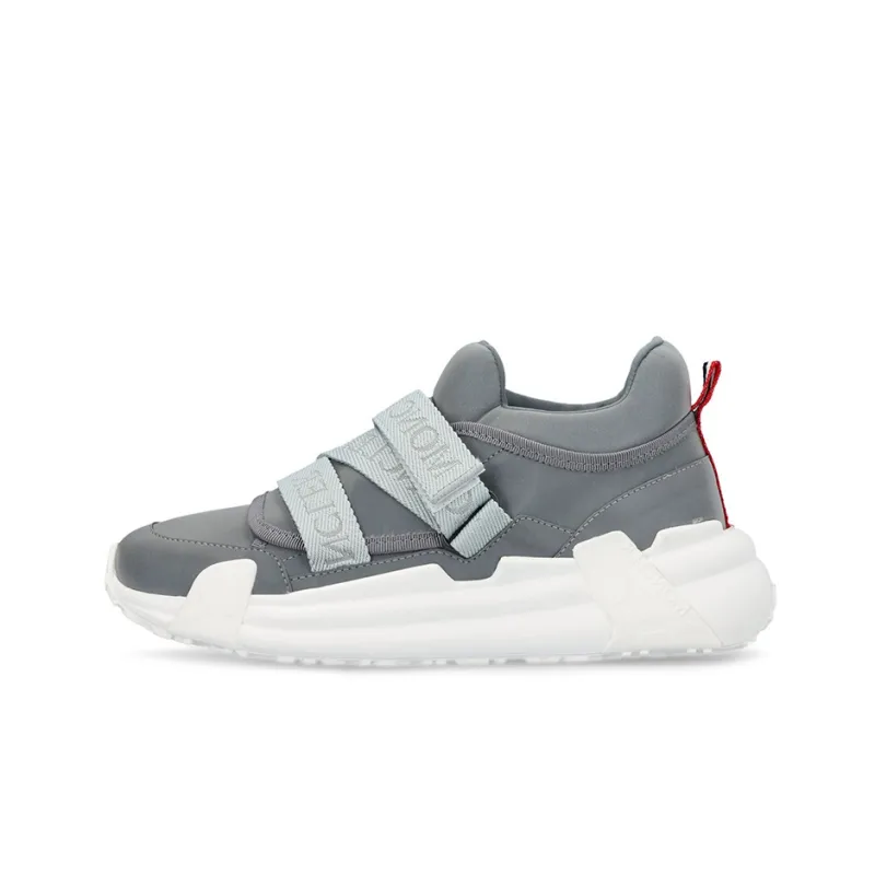 Moncler Shock Absorbers Low Top Sports Casual Shoes Women's Gray-0