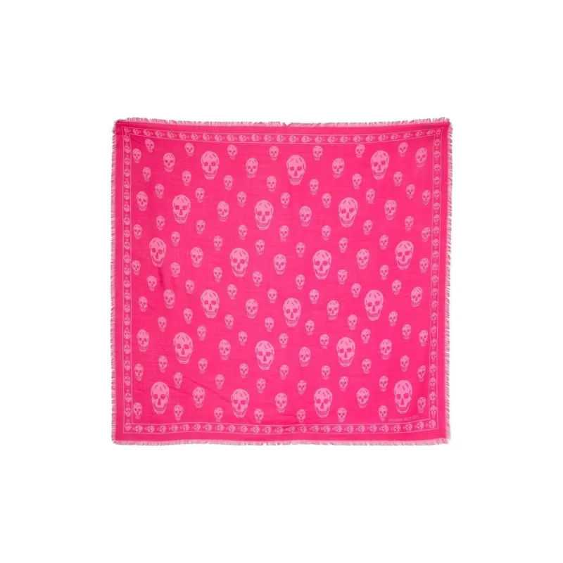 Alexander McQueen Skull print Wool Scarf-0