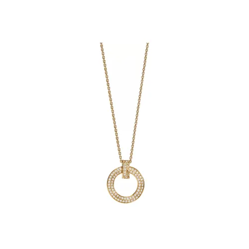 TIFFANY & CO. T Necklaces Women's Gold