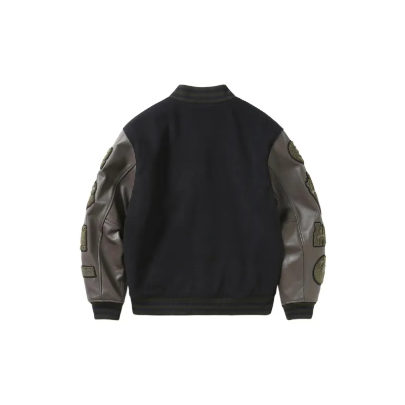 Thisisneverthat Records Varsity Jacket-1