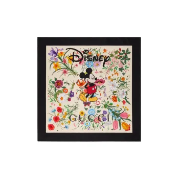 GUCCI X Disney 2020s Floral print Scarf