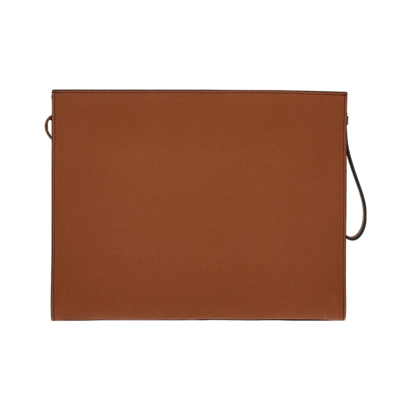 Ferragamo The Studio Large Pouch Black-1