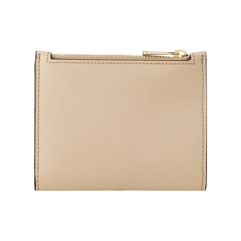 FERRAGAMO Vara Cow Leather Wallet Women's Coffee-1