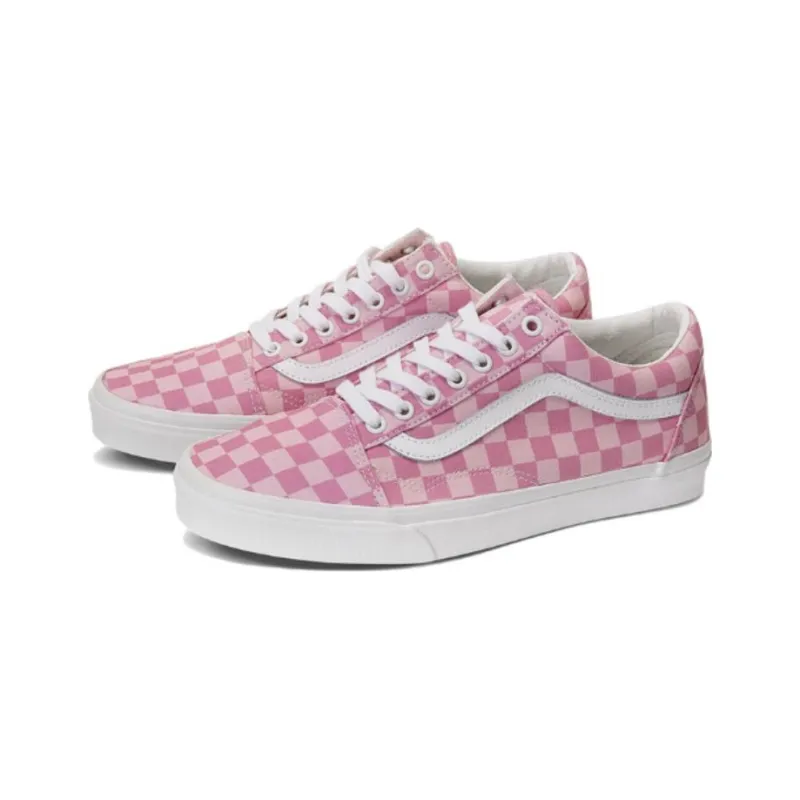 Vans Old Skool Low Tops Casual Skateboarding Shoes Unisex Pink-2