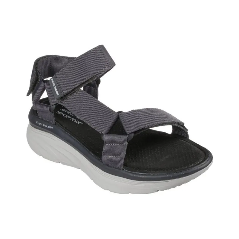 Skechers D'lux Walker Sandal Beach Sandals Men's Gray-2
