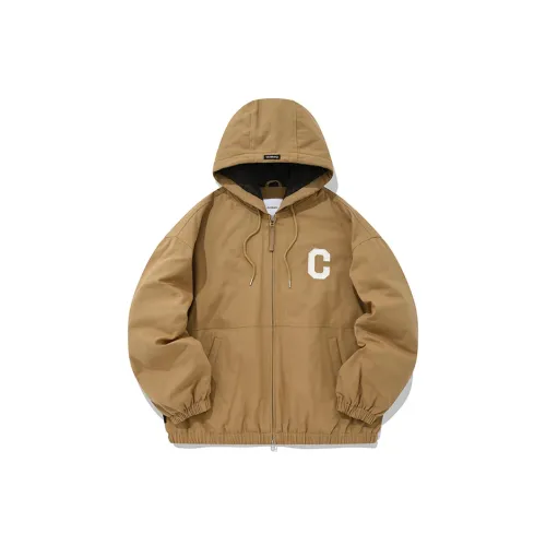 COVERNAT Puffer Jackets Unisex Beige