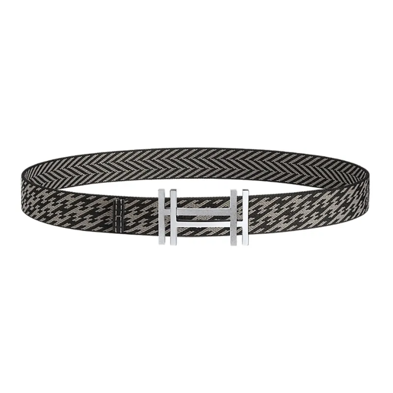 HERMES Smooth Buckle Fashion Men's Width 32mm-0