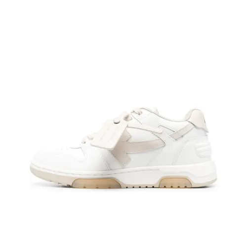 OFF WHITE Out Of Office Low Top Sneakers 'White Beige'