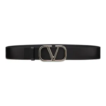 Valentino Signature Logo Plaque Belt