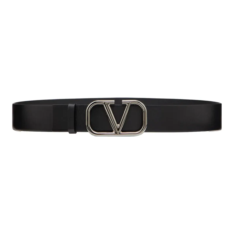 Valentino Signature Logo Plaque Belt-0