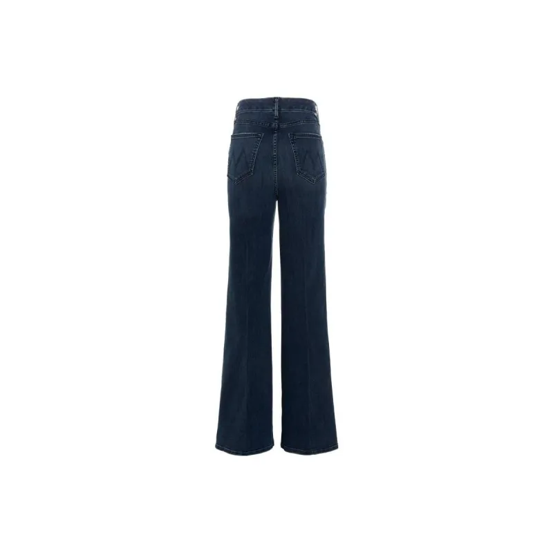 MOTHER Roller Skimp Mid Rise Wide Leg Jeans-1
