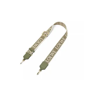 LOEWE Anagram Jacquard Fabric With Cow Leather Bag Straps Women's Green
