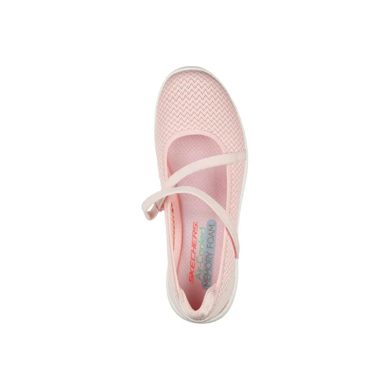 Skechers Arya Cushioning Anti-Slip And Wear-Resistant Low-Top Casual Shoes Women's Pink-3