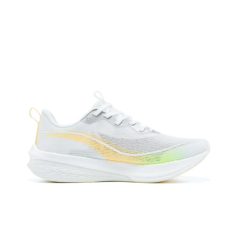 LiNing Red Hare 6 Pro Cushioning Slip Resistant And Abrasion Resistant Low Top Sprint Running Shoes Women's White-1