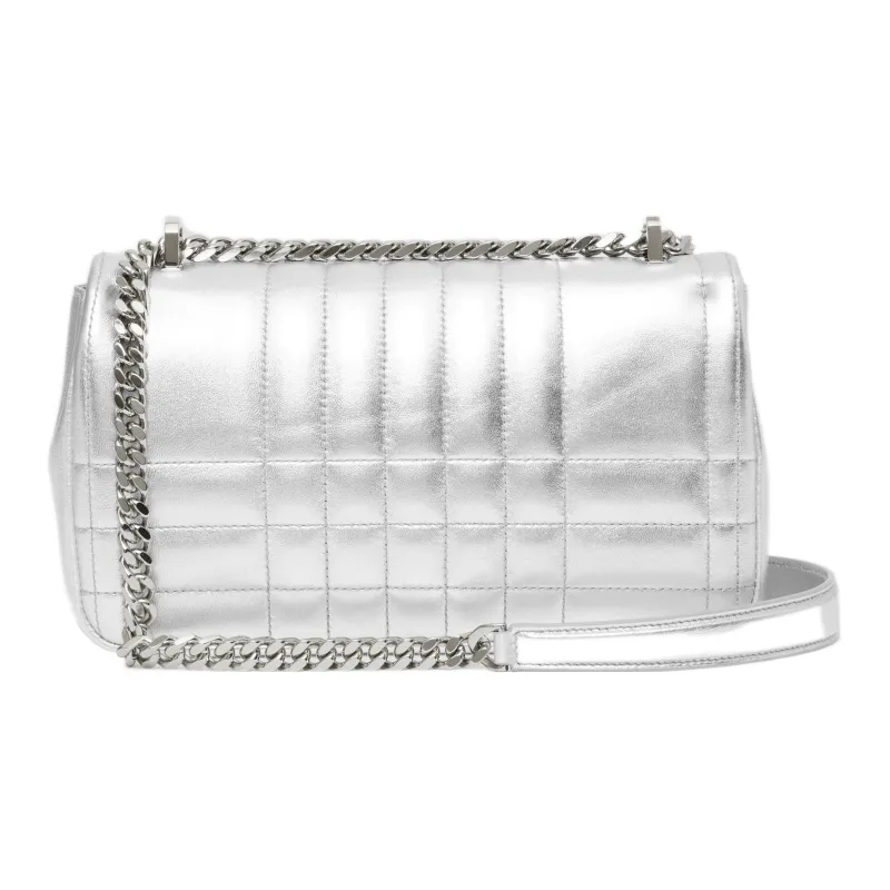 Burberry Small Lola Quilted Metallic Leather Bag-4