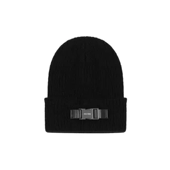 TEAM WANG Beanies Unisex Black