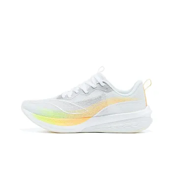 LiNing Red Hare 6 Pro Cushioning Slip Resistant And Abrasion Resistant Low Top Sprint Running Shoes Women's White