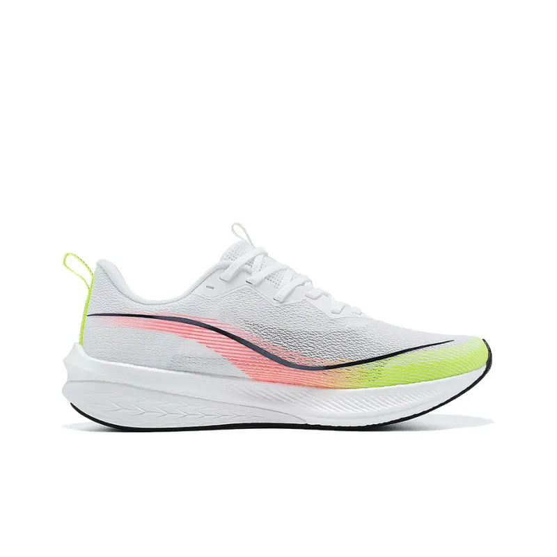LiNing Red Hare 6 Pro Cushioning, Slip Resistant, And Abrasion Resistant Low Top Marathon Running Shoes Men's White-1
