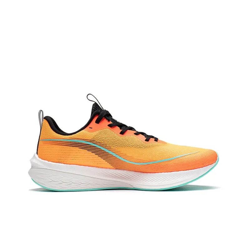 LiNing Red Hare 6 Pro Cushioning Anti Slip And Wear Resistant Low Top Running Shoes Men's Neon Bright Orange-1