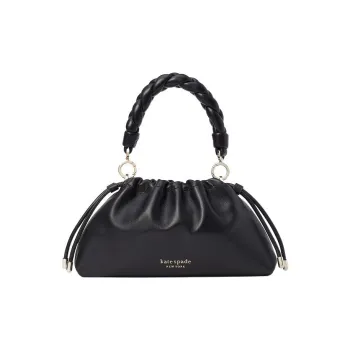 Kate Spade Meringue Sheepskin Handbag Shoulder Bag Crossbody Bag Small Size Women's Black