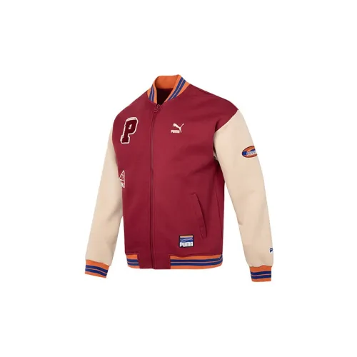 PUMA TEAM BADGE Baseball Jerseys Unisex Burgundy