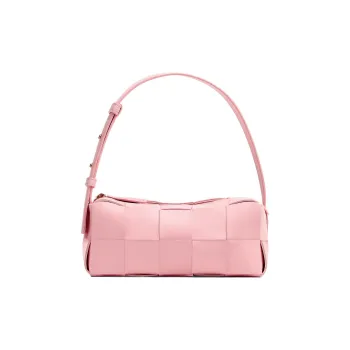 Bottega Veneta Brick Casstte Leather Waffle Bag Shoulder Bag, Handbag, Shoulder Bag Women's Pink