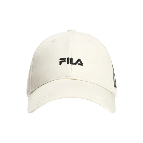 FILA Baseball Caps Unisex Ivory White