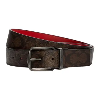 COACH Leather Belts Unisex 38mm