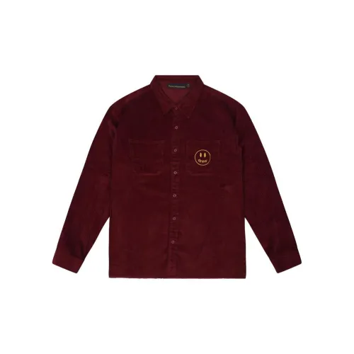 Drew House Shirts Unisex Burgundy