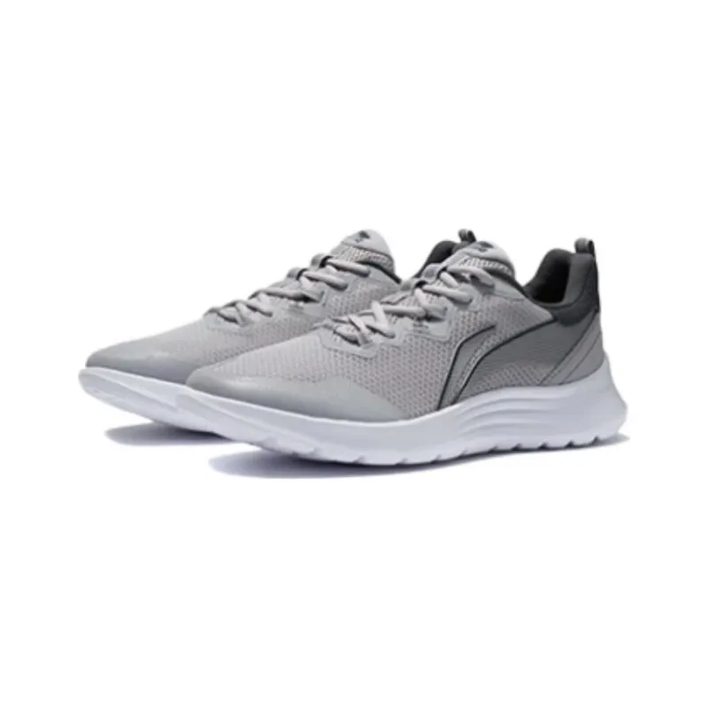 LiNing Low Top Running Shoes Men's Gray-2