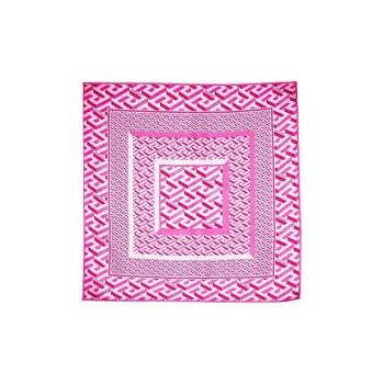 VERSACE Silk Scarves Women's Pink